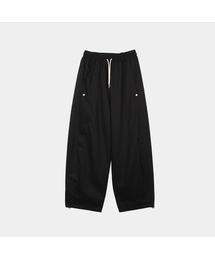 コットンバルーンフィットサイドスナップワイドパンツ_4カラー