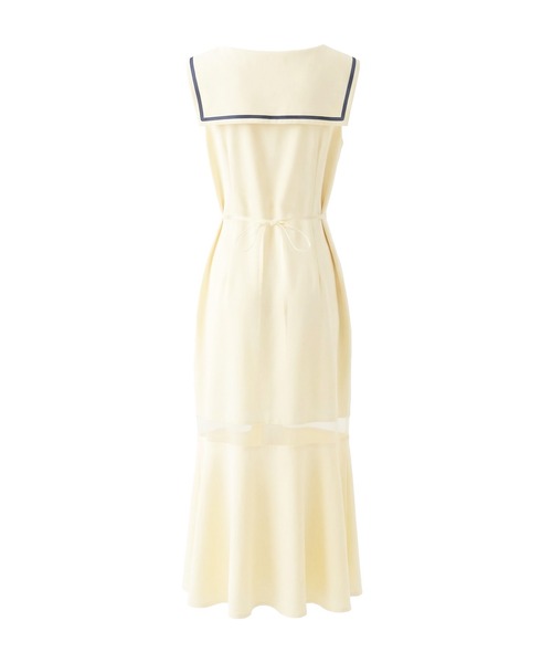 Rose Muse(ロゼミューズ)の「Sailor collar mermaid dress(ワンピース・レディース・イエロー/ホワイト・MEDIUM/SMALL)」の7枚目の写真