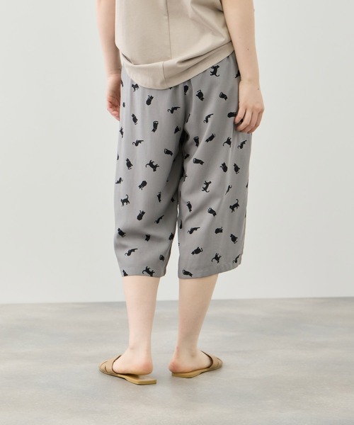 NAVY(ネイビー)の「【SARARI /サラリ】通気性 レーヨン総柄ステテコ(その他パンツ・レディース・ピンク系/ブラック系/ネイビー系/ブルー系その他/グレー系その他・S/M/L)」の7枚目の写真