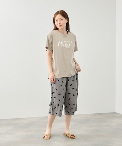 NAVY(ネイビー)の「【SARARI /サラリ】通気性 レーヨン総柄ステテコ(その他パンツ・レディース・ピンク系/ブラック系/ネイビー系/ブルー系その他/グレー系その他・S/M/L)」の8枚目の写真
