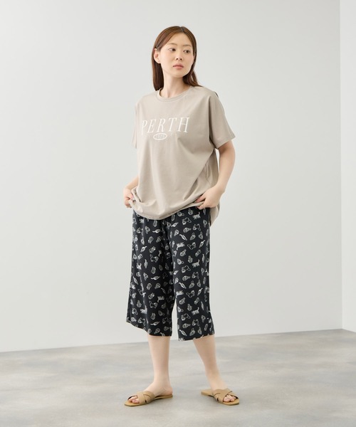 NAVY(ネイビー)の「【SARARI /サラリ】通気性 レーヨン総柄ステテコ(その他パンツ・レディース・ピンク系/ブラック系/ネイビー系/ブルー系その他/グレー系その他・S/M/L)」の11枚目の写真