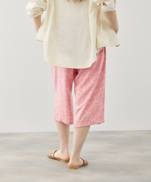 NAVY(ネイビー)の「【SARARI /サラリ】通気性 レーヨン総柄ステテコ(その他パンツ・レディース・ピンク系/ブラック系/ネイビー系/ブルー系その他/グレー系その他・S/M/L)」の13枚目の写真