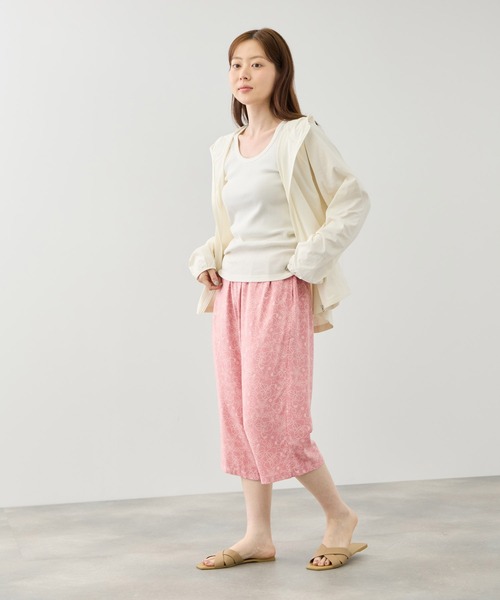 NAVY(ネイビー)の「【SARARI /サラリ】通気性 レーヨン総柄ステテコ(その他パンツ・レディース・ピンク系/ブラック系/ネイビー系/ブルー系その他/グレー系その他・S/M/L)」の14枚目の写真