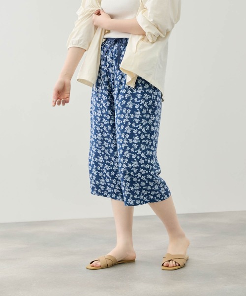 NAVY(ネイビー)の「【SARARI /サラリ】通気性 レーヨン総柄ステテコ(その他パンツ・レディース・ピンク系/ブラック系/ネイビー系/ブルー系その他/グレー系その他・S/M/L)」の15枚目の写真