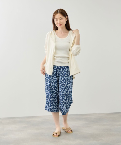 NAVY(ネイビー)の「【SARARI /サラリ】通気性 レーヨン総柄ステテコ(その他パンツ・レディース・ピンク系/ブラック系/ネイビー系/ブルー系その他/グレー系その他・S/M/L)」の17枚目の写真