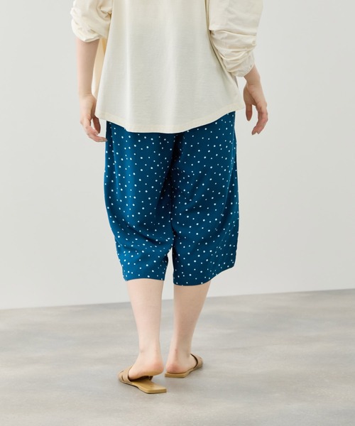 NAVY(ネイビー)の「【SARARI /サラリ】通気性 レーヨン総柄ステテコ(その他パンツ・レディース・ピンク系/ブラック系/ネイビー系/ブルー系その他/グレー系その他・S/M/L)」の19枚目の写真