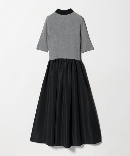 UNITED ARROWS（ユナイテッドアローズ）の「フィット＆フレア ポロワンピース ‐ウォッシャブル‐（ワンピース・レディース・ブラック/グレー系・FREE）」の9枚目の写真