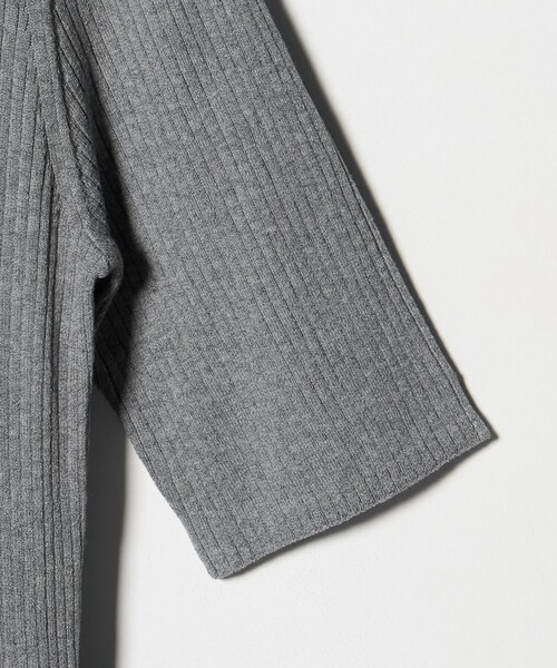 UNITED ARROWS（ユナイテッドアローズ）の「フィット＆フレア ポロワンピース ‐ウォッシャブル‐（ワンピース・レディース・ブラック/グレー系・FREE）」の11枚目の写真