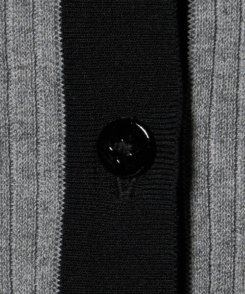 UNITED ARROWS（ユナイテッドアローズ）の「フィット＆フレア ポロワンピース ‐ウォッシャブル‐（ワンピース・レディース・ブラック/グレー系・FREE）」の14枚目の写真