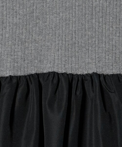 UNITED ARROWS（ユナイテッドアローズ）の「フィット＆フレア ポロワンピース ‐ウォッシャブル‐（ワンピース・レディース・ブラック/グレー系・FREE）」の15枚目の写真