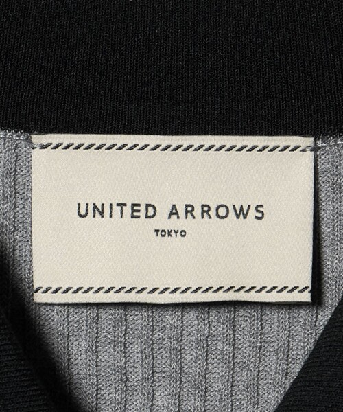 UNITED ARROWS（ユナイテッドアローズ）の「フィット＆フレア ポロワンピース ‐ウォッシャブル‐（ワンピース・レディース・ブラック/グレー系・FREE）」の21枚目の写真
