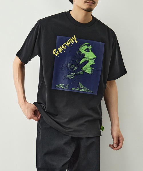 LOOSE JOINTS（ルーズジョインツ）の「【LOOSE JOINTS/ルーズジョインツ】ED DAVIS - GATEWAY S/S TEE（Tシャツ/カットソー・メンズ・ブラック/ホワイト・L/M）」の14枚目の写真