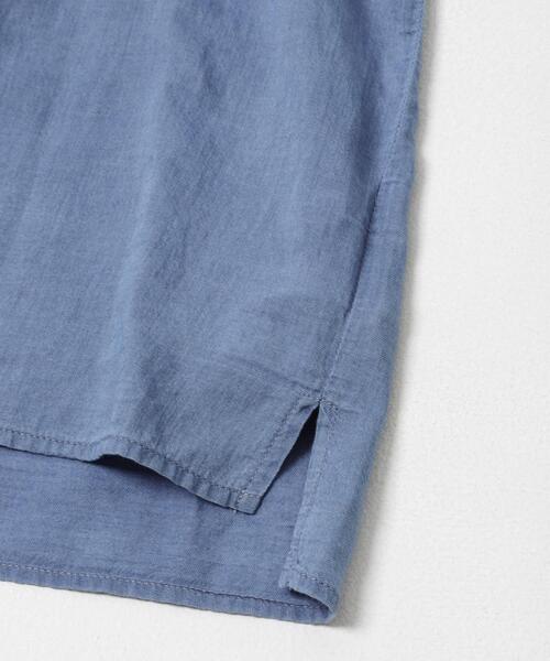URBAN RESEARCH Sonny Label(アーバンリサーチサニーレーベル)の「シアーデニムラッフルフリルブラウス(シャツ/ブラウス・レディース・ライトインディゴブルー/インディゴブルー・FREE)」の6枚目の写真