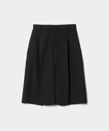 mesh suiting side tuck BOX skirt pants