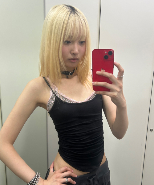runningHIGH（ランニングハイ）の「ブラレットレイヤードスリーブレストップ[ブラック]（Tシャツ/カットソー・レディース・その他・FREE）」の7枚目の写真