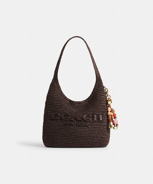 COACH（コーチ）の「ビーデッド クラスター バッグ チャーム（キーホルダー・レディース・ピンク系その他・ONE）」の2枚目の写真