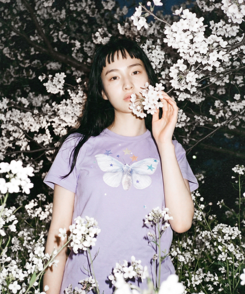 RUBATI(ルバティ)の「ドリーミングモススタンダードTシャツ_パープル(Tシャツ/カットソー・レディース・その他・2/1)」の2枚目の写真