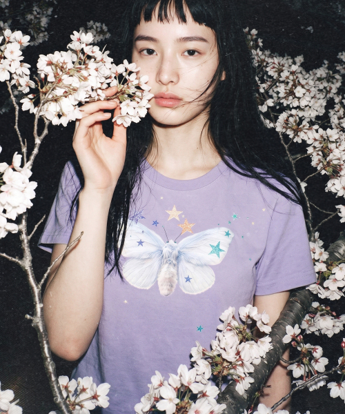 RUBATI(ルバティ)の「ドリーミングモススタンダードTシャツ_パープル(Tシャツ/カットソー・レディース・その他・2/1)」の3枚目の写真