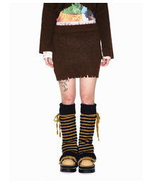 YB x Oliwa Star Print Mesh Graphic Skirt（スカート）｜youthbath
