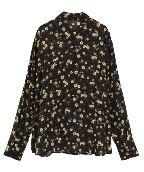 CLANE(クラネ)の「【CLANE】MABEL FLOWER SHIRT(シャツ/ブラウス・レディース・ブラック/オレンジ・1)」の8枚目の写真