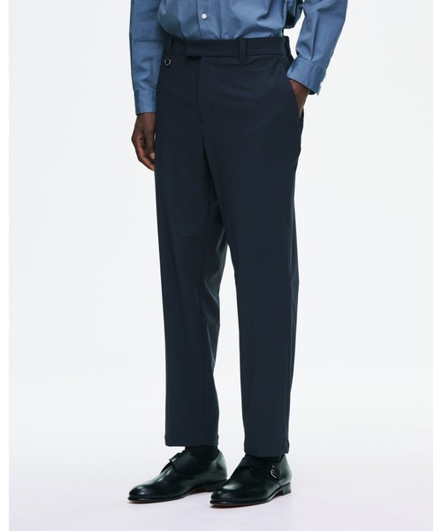 SOPHNET.（ソフネット）の「4-WAY STRETCH SLIM-FIT SHIRRING SLACKS（その他パンツ・メンズ・ネイビー/チャコールグレー・1/2/3/4）」の9枚目の写真