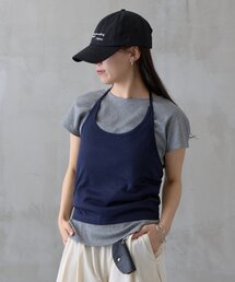 COLONY 2139（コロニートゥーワンスリーナイン）の「【PIKO企画 WEB限定】ホルターネックキャミソールレイヤードTシャツ（Tシャツ/カットソー）」