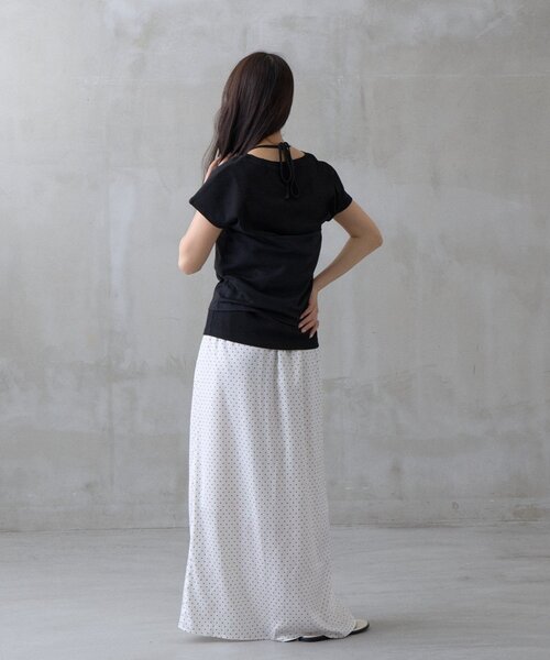 COLONY 2139(コロニートゥーワンスリーナイン)の「【PIKO企画/WEB限定】ホルターネックキャミソールレイヤードTシャツ(Tシャツ/カットソー・レディース・グレー/ブラック/ブラウン/ネイビー/イエロー・FREE)」の11枚目の写真