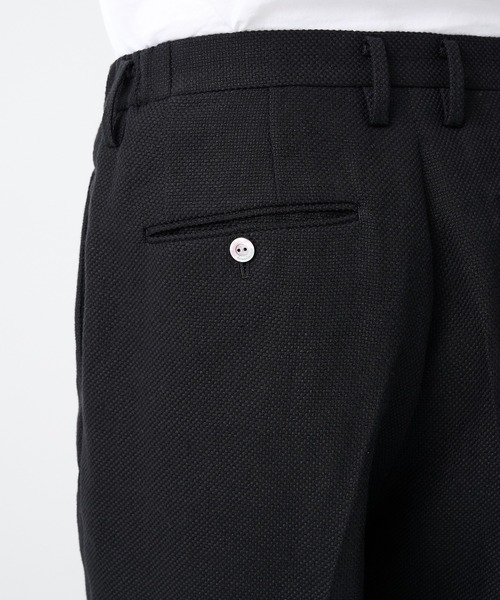 IRENISA（イレニサ）の「【irenisa/イレニサ】別注SUMMER TWEED TWO TUCK WIDE TROUSERS（スラックス・メンズ・ブラック/ダークブラウン・2/3）」の7枚目の写真
