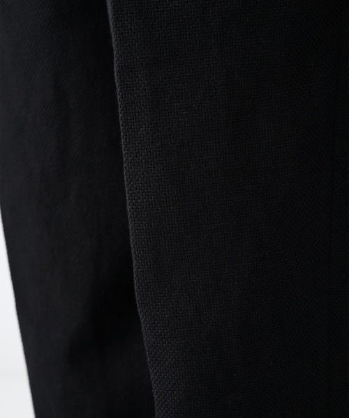 IRENISA（イレニサ）の「【irenisa/イレニサ】別注SUMMER TWEED TWO TUCK WIDE TROUSERS（スラックス・メンズ・ブラック/ダークブラウン・2/3）」の8枚目の写真