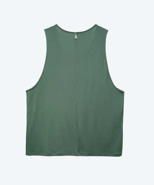 UNTAGE（アンテージ）の「ワイドショルダーシルキーノースリーブTシャツ[オリーブグリーン(ユニセックス)]_UTT-ST72（Tシャツ/カットソー・メンズ・その他・MEDIUM/LARGE）」の6枚目の写真