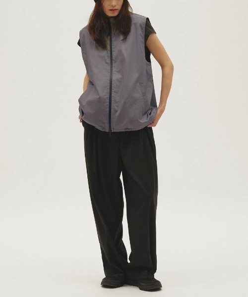 TODAYFUL(トゥデイフル)の「Standcollar Zip Vest 12610109(その他アウター・メンズ・チャコールグレー/ブラック・FREE)」の3枚目の写真