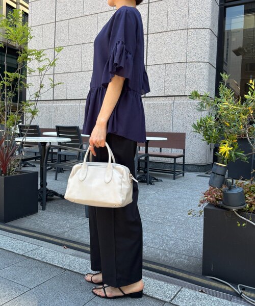 Jena espace merveilleux(ジェナ エスパスメルヴェイユ)の「タックイージーパンツ(その他パンツ・レディース・ブラック/ミント/ライトグレー・FREE)」の6枚目の写真