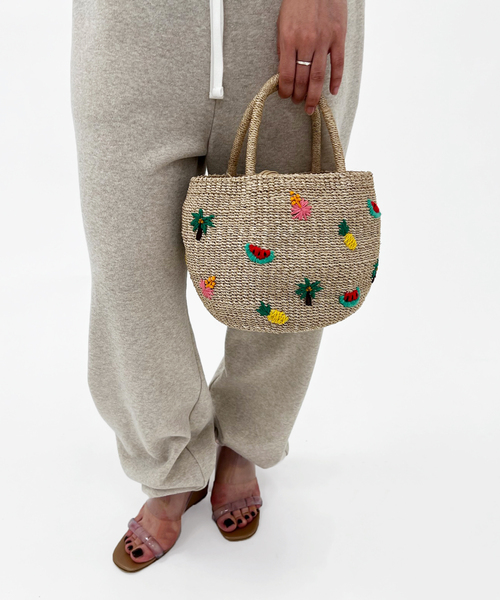 The Bagmati バグマティ THE BAGMATI/バグマティ】fruit basket bag（クラッチバッグ）｜The