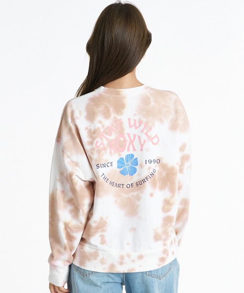 ROXY(ロキシー)の「ROXY/ロキシー STAY WILD L/S TEE ロンT RLT264009(Tシャツ/カットソー・レディース・ホワイト×ブルー/ブラック/ホワイト×ブラウン・M/L)」の8枚目の写真