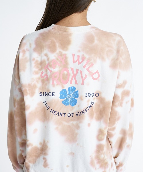 ROXY(ロキシー)の「ROXY/ロキシー STAY WILD L/S TEE ロンT RLT264009(Tシャツ/カットソー・レディース・ホワイト×ブルー/ブラック/ホワイト×ブラウン・M/L)」の11枚目の写真