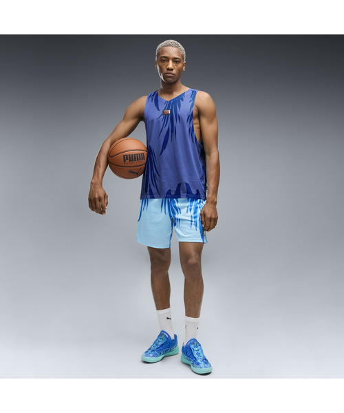 PUMA(プーマ)の「PUMA プーマ メンズ MB.05 ロー チーム バスケットボールシューズ(スニーカー・メンズ・ラベンダー/ブラック系2/ブルー系その他2/ホワイト×グレー・27.0cm/26.5cm/28.0cm/27.5cm)」の14枚目の写真