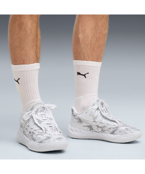 PUMA(プーマ)の「PUMA プーマ メンズ MB.05 ロー チーム バスケットボールシューズ(スニーカー・メンズ・ラベンダー/ブラック系2/ブルー系その他2/ホワイト×グレー・27.0cm/26.5cm/28.0cm/27.5cm)」の6枚目の写真