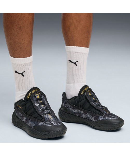 PUMA(プーマ)の「PUMA プーマ メンズ MB.05 ロー チーム バスケットボールシューズ(スニーカー・メンズ・ラベンダー/ブラック系2/ブルー系その他2/ホワイト×グレー・27.0cm/26.5cm/28.0cm/27.5cm)」の5枚目の写真