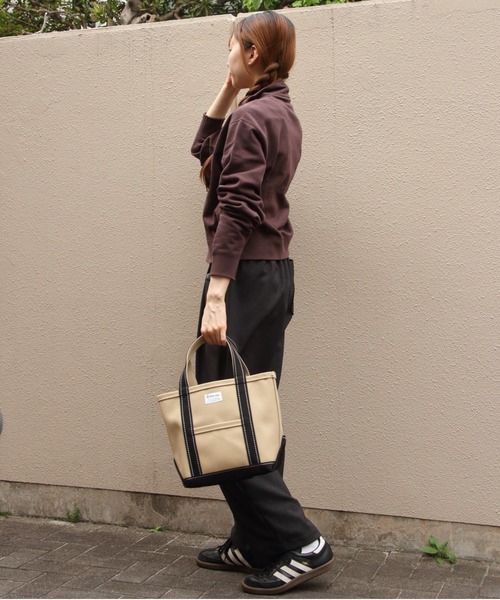 ORCIVAL(オーシバル)の「ORCIVAL/オーシバル スタンドカラージップジャケット STAND COLLAR ZIP JACKET OR-C0560 MAZ(スウェット・レディース・ブラウン/ナチュラル・2)」の19枚目の写真