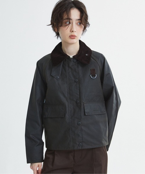 Barbour（バブアー）の「Barbour/バブアー　WMS SPEY WAX JACKET スペイ ワックス ショート ジャケット（レディース） LWX1414（ブルゾン・レディース・オリーブ・10）」の8枚目の写真