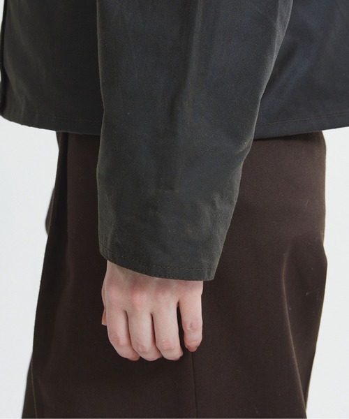 Barbour（バブアー）の「Barbour/バブアー　WMS SPEY WAX JACKET スペイ ワックス ショート ジャケット（レディース） LWX1414（ブルゾン・レディース・オリーブ・10）」の6枚目の写真