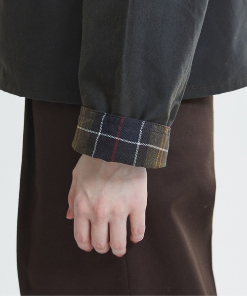 Barbour（バブアー）の「Barbour/バブアー　WMS SPEY WAX JACKET スペイ ワックス ショート ジャケット（レディース） LWX1414（ブルゾン・レディース・オリーブ・10）」の7枚目の写真