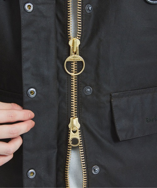 Barbour（バブアー）の「Barbour/バブアー　WMS SPEY WAX JACKET スペイ ワックス ショート ジャケット（レディース） LWX1414（ブルゾン・レディース・オリーブ・10）」の13枚目の写真