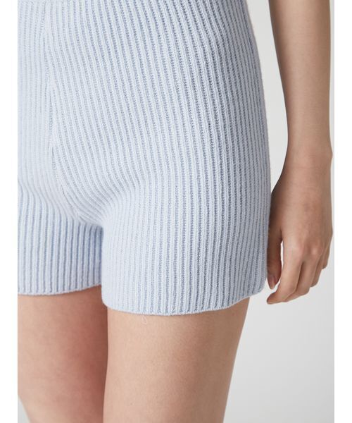 FRAY I.D(フレイアイディー)の「ニットショートパンツ(その他パンツ・レディース・グレー/ライトブルー/アイボリー・F)」の4枚目の写真