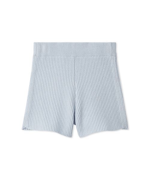 FRAY I.D(フレイアイディー)の「ニットショートパンツ(その他パンツ・レディース・グレー/ライトブルー/アイボリー・F)」の9枚目の写真