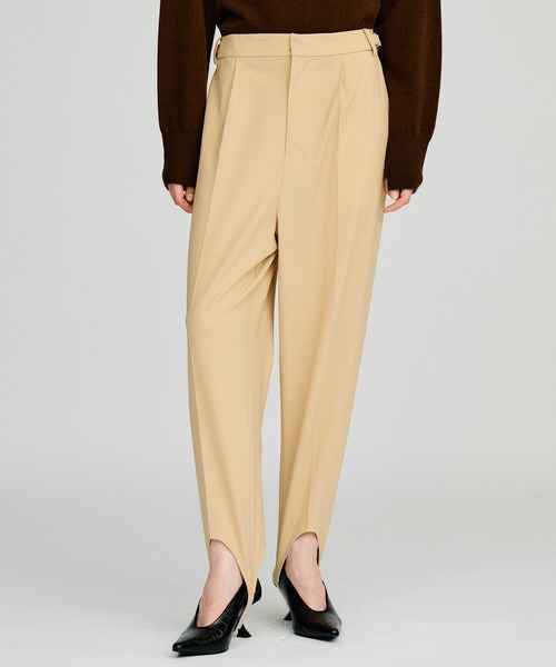 PRANK PROJECT(プランクプロジェクト)の「【2026Autumn Pre-Order】トレンカパンツ / Stirrup Pants(その他パンツ・レディース・ライトイエロー/ネイビー/チャコールグレー・38/36)」の20枚目の写真