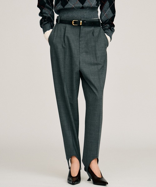 PRANK PROJECT(プランクプロジェクト)の「【2026Autumn Pre-Order】トレンカパンツ / Stirrup Pants(その他パンツ・レディース・ライトイエロー/ネイビー/チャコールグレー・38/36)」の21枚目の写真