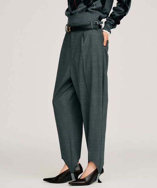 PRANK PROJECT(プランクプロジェクト)の「【2026Autumn Pre-Order】トレンカパンツ / Stirrup Pants(その他パンツ・レディース・ライトイエロー/ネイビー/チャコールグレー・38/36)」の22枚目の写真