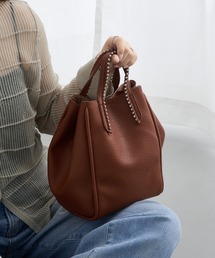 【cache cache】ミニショルダー付ボールチェーン2wayトートバッグ