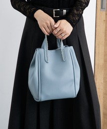【cache cache】ミニショルダー付ボールチェーン2wayトートバッグ